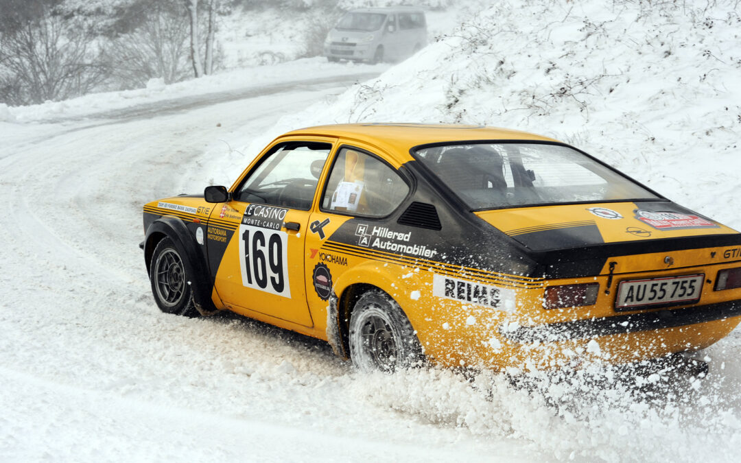 Rally Monte Carlo Historique i snekaos i Ardeche.