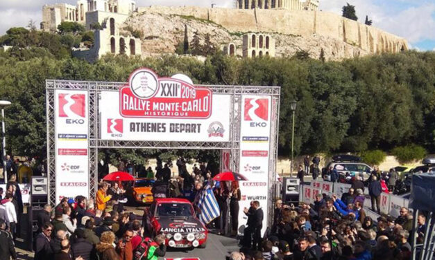 Rally Monte Carlo Historique 2019 er flaget i gang i Athen.