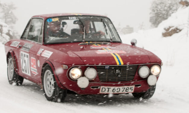 Første etape af Rally Monte Carlo Historique 2019, sluttede midt på aftenen i aften i Valence i Frankrig.