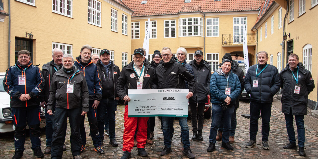 De otte danske deltagere i det 26’ Rallye Monte Carlo Historique blev sendt mod Frankrig med applaus